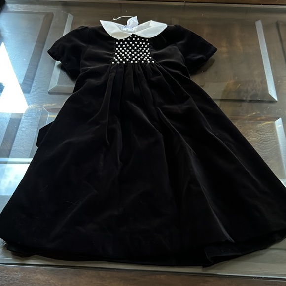 Edgehill Collection Black Velvet Dress - Picture 8 of 10